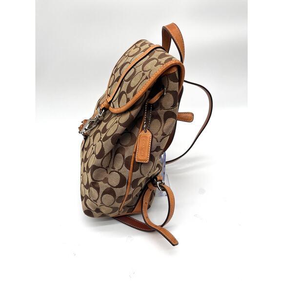 COACH Vintage Y2K Signature Mini Backpack, Brown main image 15
